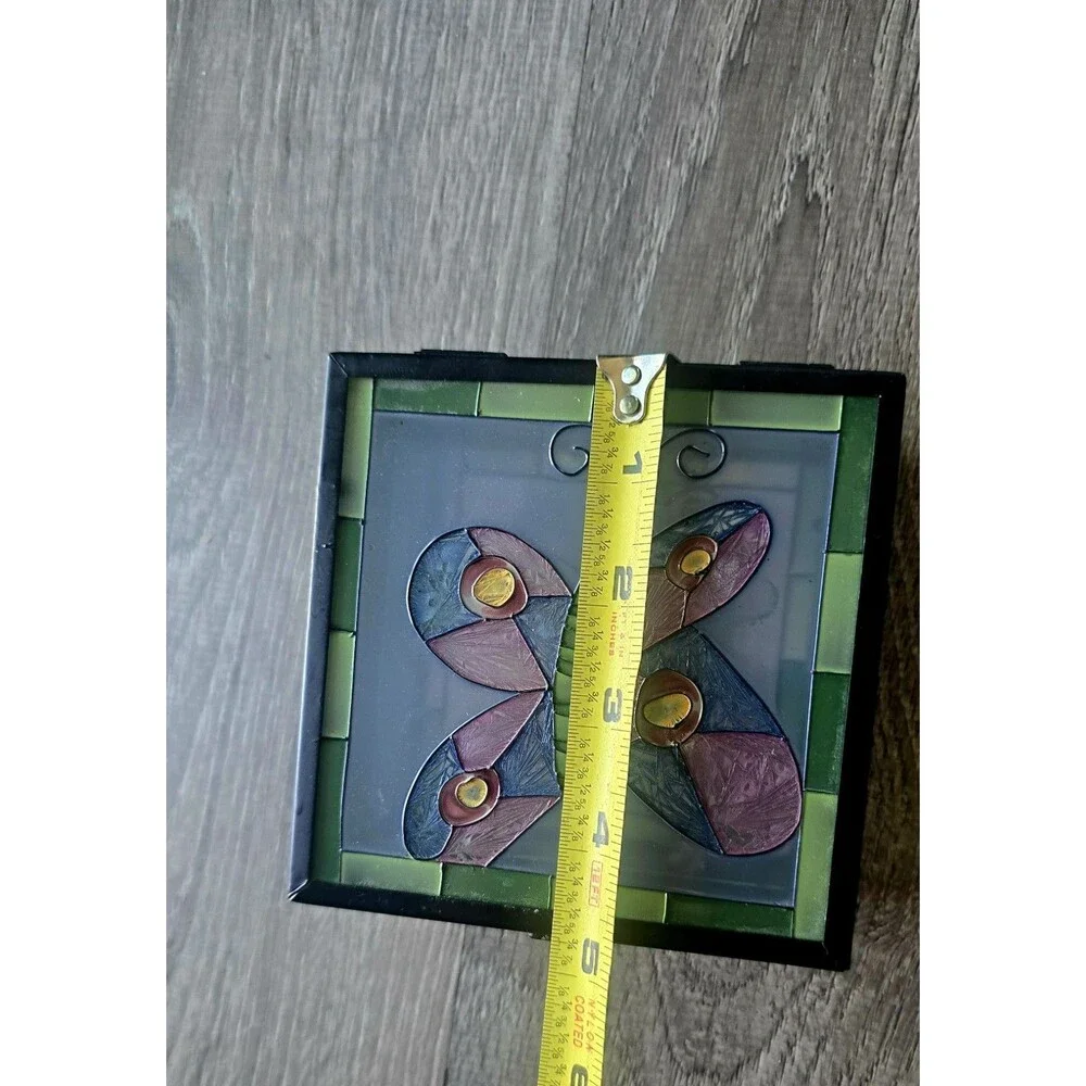 Marianne Richmond Butterfly Glass Trinket Box